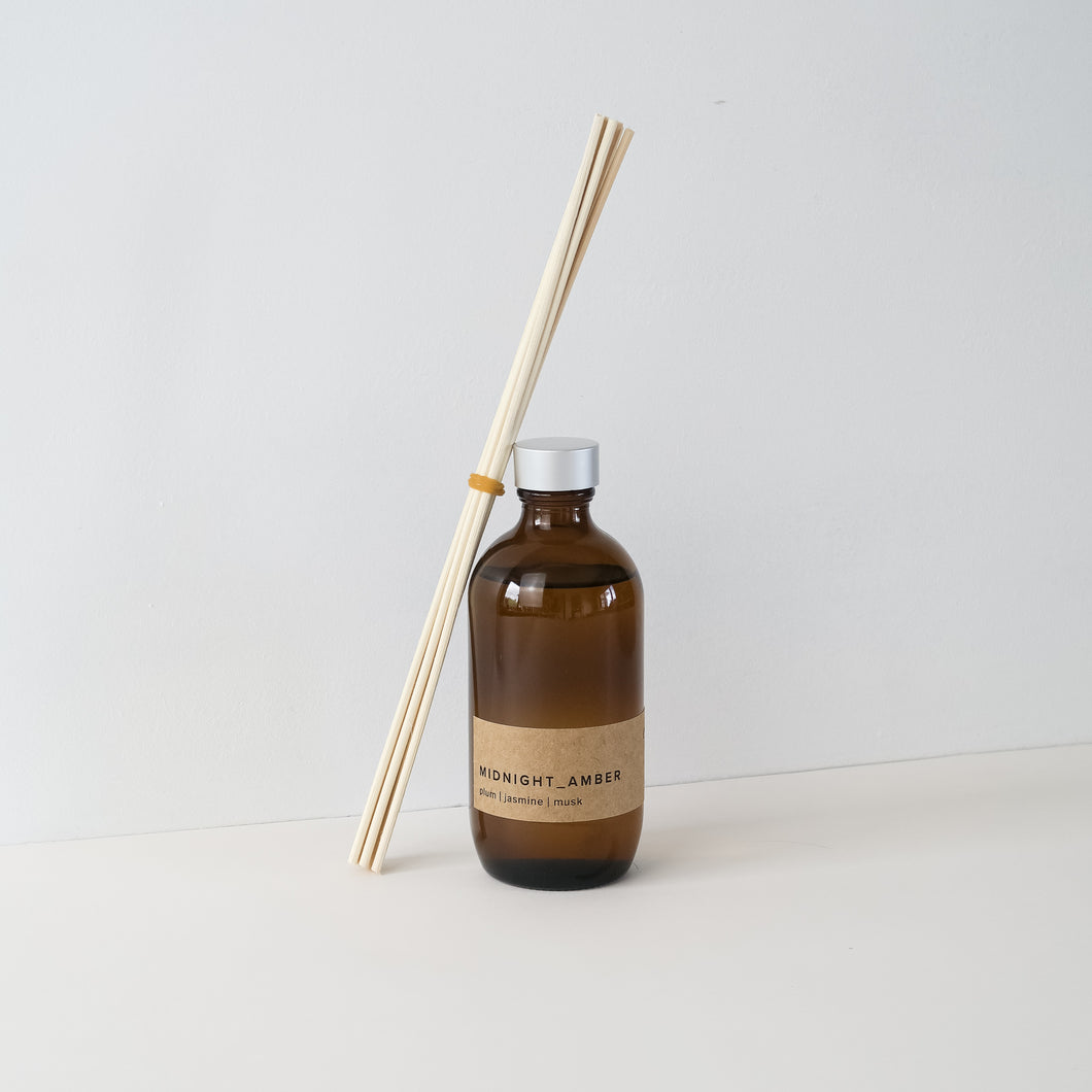 midnight_amber ~ eco reed diffuser